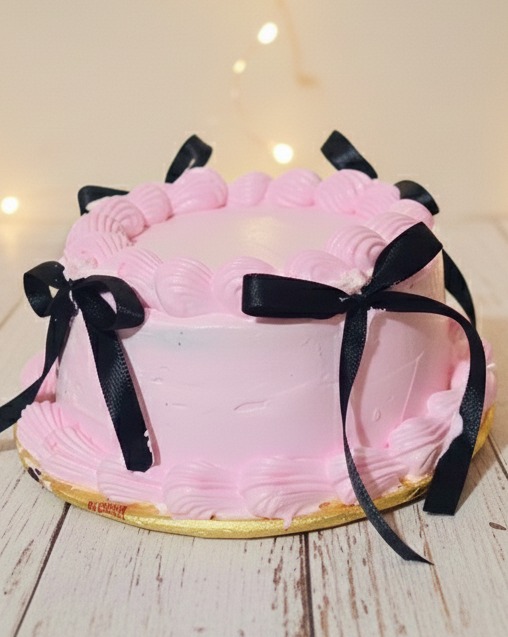 Pink Ribbon Cake